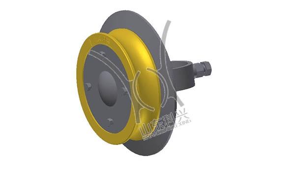 托轮组件（Φ200固定）